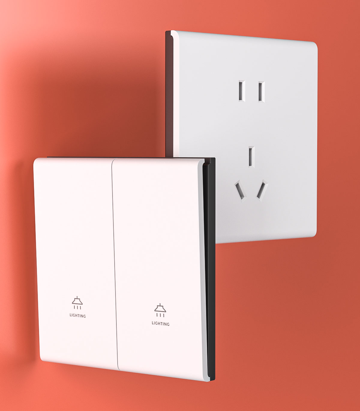 S11 白色曲面肤感漆